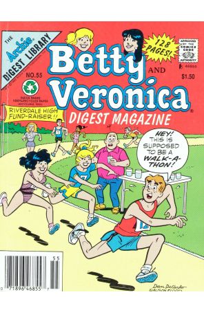 Betty and Veronica Digest Magazine 55 (Newsstand) published by Archie