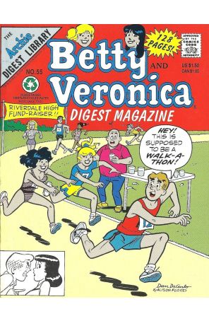 Betty and Veronica Digest Magazine 55 published by Archie