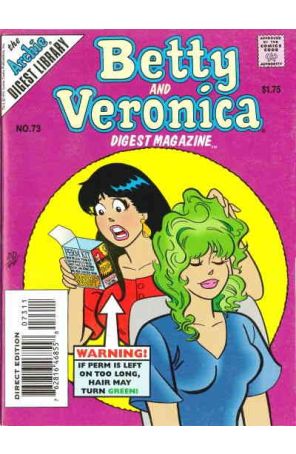 Betty and Veronica Digest Magazine 73 published by Archie