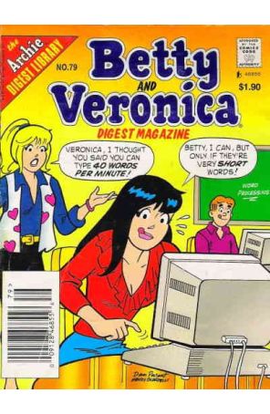 Betty and Veronica Digest Magazine 79 (Newsstand) published by Archie