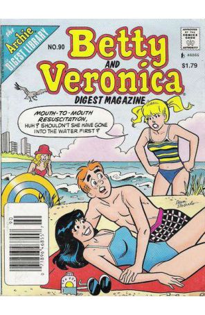 Betty and Veronica Digest Magazine 90 (Newsstand) published by Archie