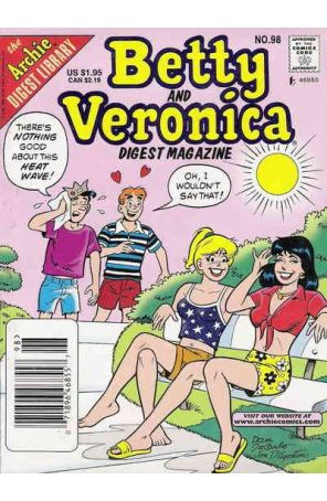 Betty and Veronica Digest Magazine 98 (Newsstand) published by Archie