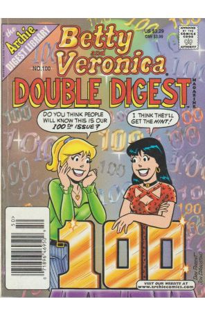 Betty and Veronica Double Digest 100 (Newsstand) published by Archie