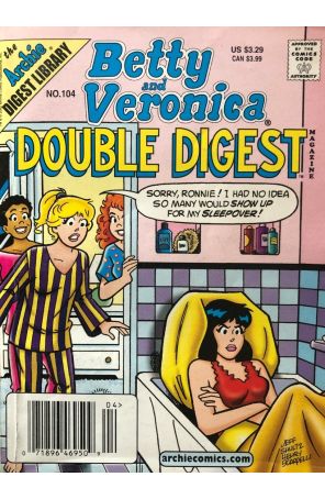 Betty and Veronica Double Digest 104 (Newsstand) published by Archie with cover art by Jeff Shultz