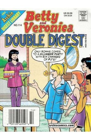 Betty and Veronica Double Digest 114 (Newsstand) published by Archie with cover art by Jeff Shultz