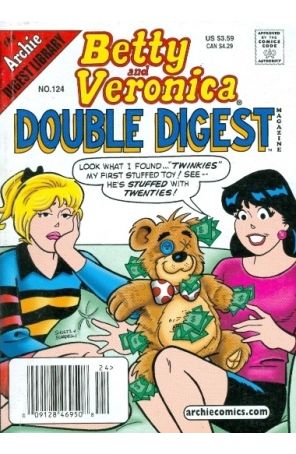 Betty and Veronica Double Digest 124 (Newsstand) published by Archie with cover art by Jeff Shultz