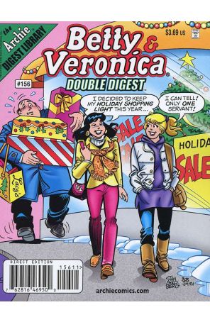 Betty and Veronica Double Digest 156 published by Archie with cover art by Stan Goldberg