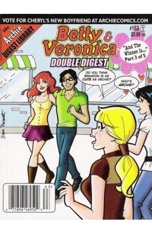Betty and Veronica Double Digest 163 (Newsstand) published by Archie with cover art by Dan Parent