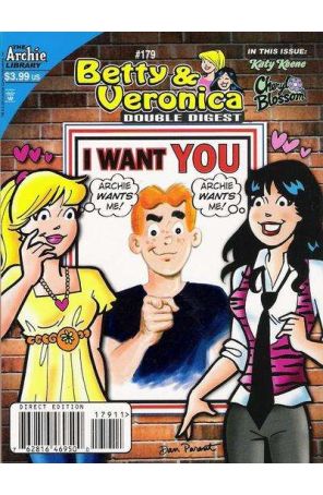 Betty and Veronica Double Digest 179 published by Archie with cover art by Dan Parent