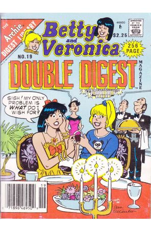 Betty and Veronica Double Digest 19 (Newsstand) published by Archie