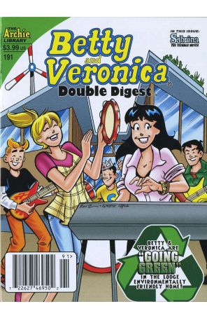 Betty and Veronica Double Digest 191 (Newsstand) published by Archie with cover art by Fernando Ruiz