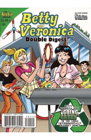 Betty and Veronica Double Digest 191 published by Archie with cover art by Fernando Ruiz