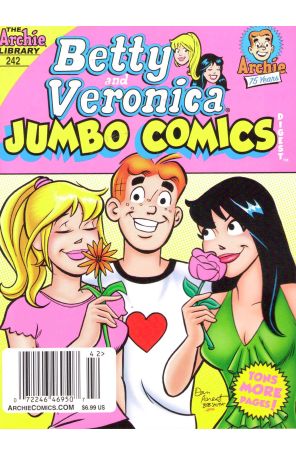 Betty and Veronica Double Digest 242 (Newsstand) published by Archie with cover art by Dan Parent