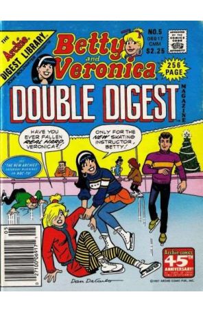 Betty and Veronica Double Digest 5 published by Archie with cover art by Dan DeCarlo