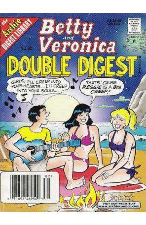 Betty and Veronica Double Digest 82 (Newsstand) published by Archie with cover art by Dan DeCarlo Sr.