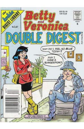 Betty and Veronica Double Digest 87 (Newsstand) published by Archie
