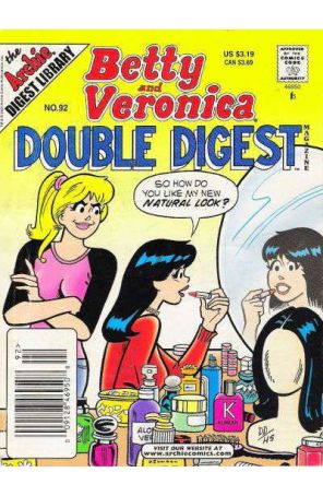 Betty and Veronica Double Digest 92 (Newsstand) published by Archie