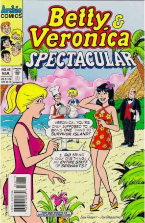 Betty and Veronica Spectacular 46 published by Archie with cover art by Dan Parent