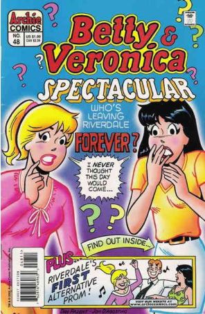 Betty and Veronica Spectacular 48 published by Archie with cover art by Dan Parent