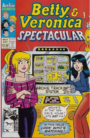 Betty and Veronica Spectacular 9 published by Archie with cover art by Dan Parent