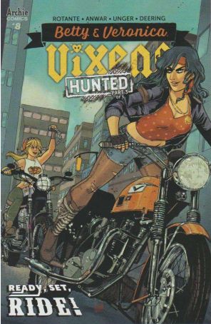 Betty and Veronica: Vixens 8A published by Archie with cover art by Sanya Anwar