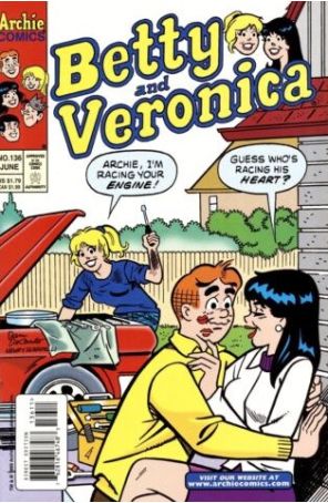 Betty and Veronica 136 published by Archie with cover art by Dan Decarlo