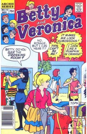 Betty and Veronica 15 (Newsstand) published by Archie with cover art by Dan DeCarlo