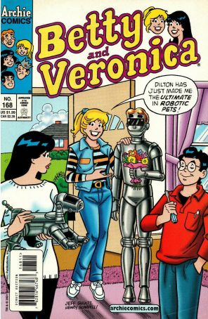 Betty and Veronica 168 published by Archie with cover art by Jeff Schultz