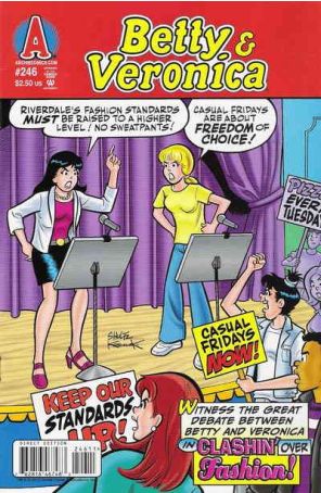 Betty and Veronica 246 published by Archie with cover art by Jeff Shultz and Koslowski