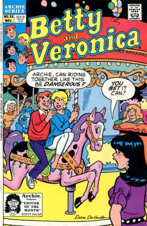 Betty and Veronica 35 published by Archie with cover art by Dan DeCarlo