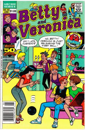 Betty and Veronica 40 (Newsstand) published by Archie with cover art by Dan DeCarlo