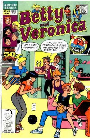 Betty and Veronica 40 published by Archie with cover art by Dan DeCarlo