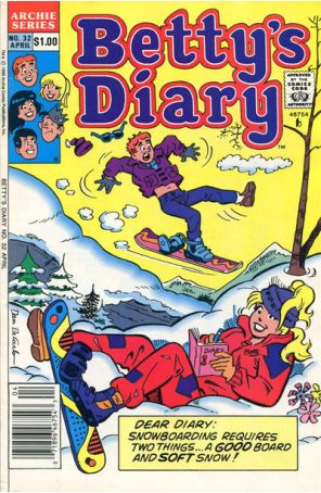 Betty's Diary 32 (Newsstand) published by Archie with cover art by Dan DeCarlo