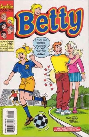 Betty 63 published by Archie with cover art by Stan Goldberg