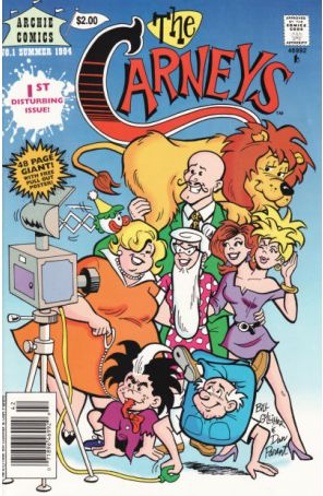 The Carneys 1 (Newsstand) (with poster) published by Archie with cover art by Bill Golliher