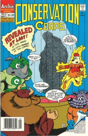 Conservation Corps 2 (Newsstand) published by Archie with cover art by Dan Nakrosis