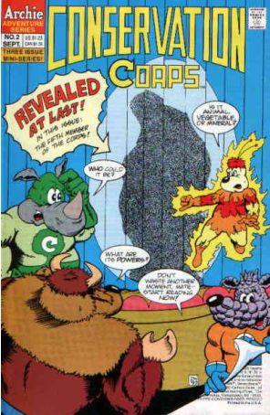 Conservation Corps 2 published by Archie with cover art by Dan Nakrosis