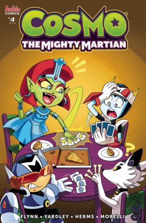 Cosmo the Mighty Martian 4C published by Archie with cover art by Jen Hernandez