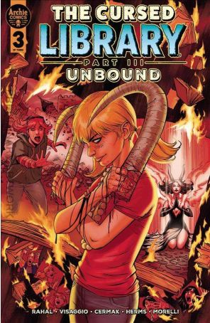 The Cursed Library 3A published by Archie with cover art by Craig Cermak II