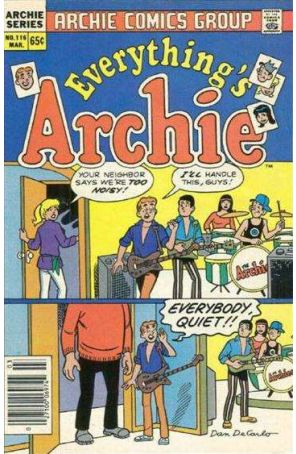 Everything's Archie 116 published by Archie with cover art by Dan DeCarlo