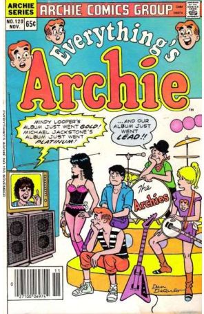 Everything's Archie 120 published by Archie with cover art by Dan DeCarlo