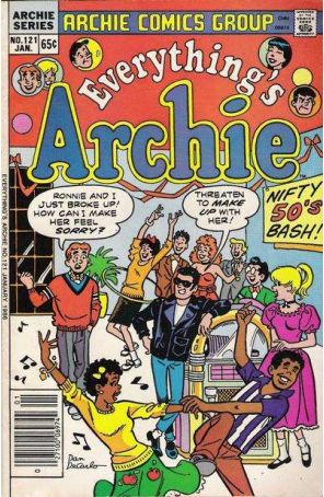 Everything's Archie 121 published by Archie with cover art by Dan DeCarlo