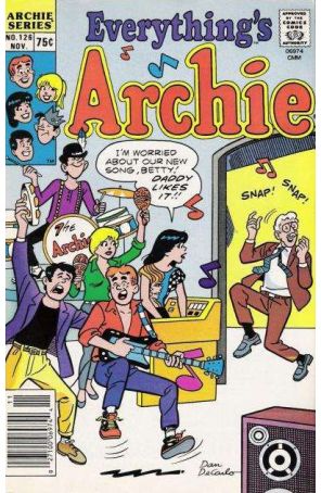 Everything's Archie 126 published by Archie with cover art by Dan DeCarlo
