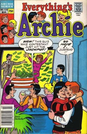 Everything's Archie 128 published by Archie with cover art by Dan DeCarlo