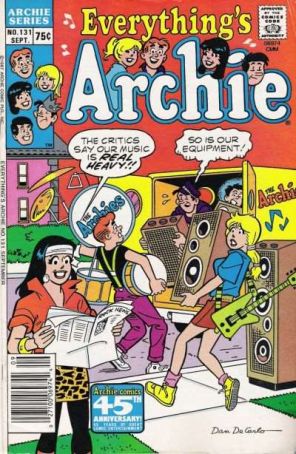 Everything's Archie 131 published by Archie with cover art by Dan DeCarlo