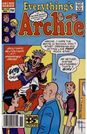 Everything's Archie 132 published by Archie with cover art by Dan DeCarlo