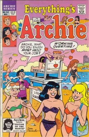 Everything's Archie 152 published by Archie with cover art by Dan DeCarlo