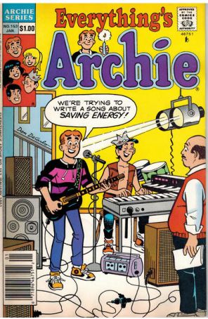 Everything's Archie 153 (Newsstand) published by Archie with cover art by Dan DeCarlo
