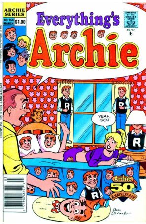 Everything's Archie 154 (Newsstand) published by Archie with cover art by Dan DeCarlo