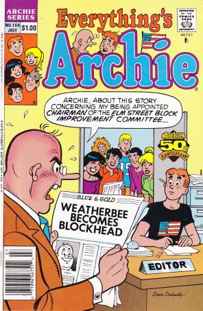 Everything's Archie 156 (Newsstand) published by Archie with cover art by Dan DeCarlo